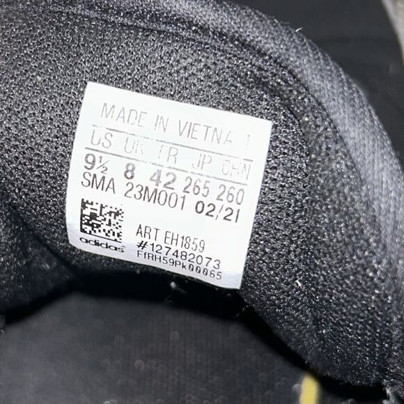 Adidas Retrorun EH1859 Womens US Size 9.5 Black White Running Sneaker Shoes - Picture 9 of 10